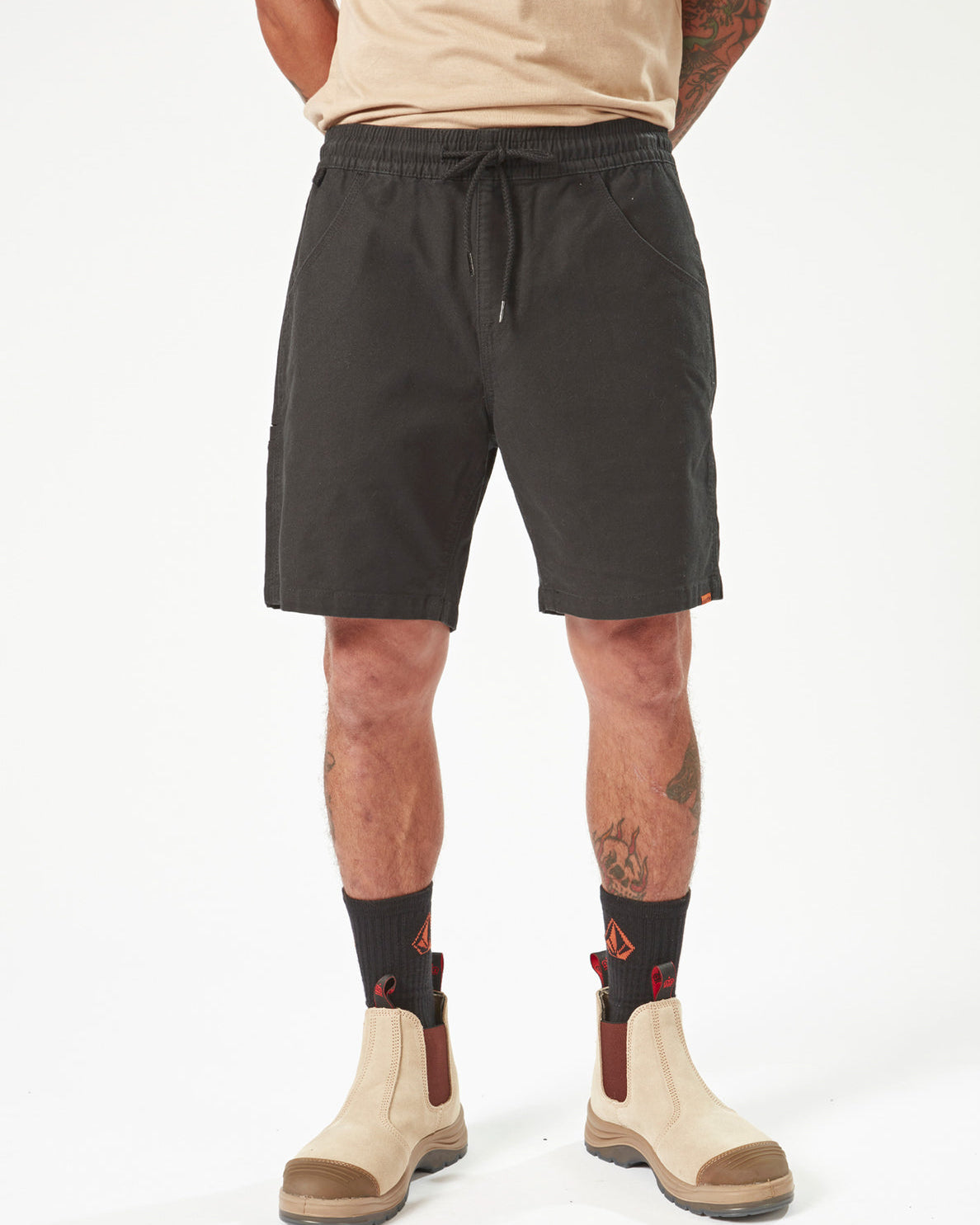Caliper Elastic Waist 17 Work Short