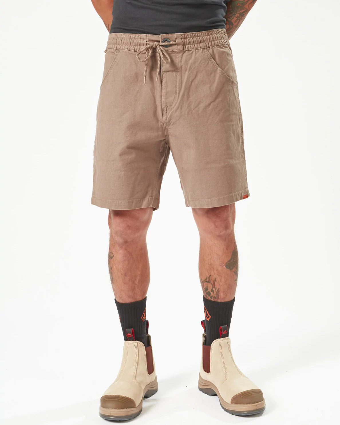 Caliper Elastic Waist 17 Work Short