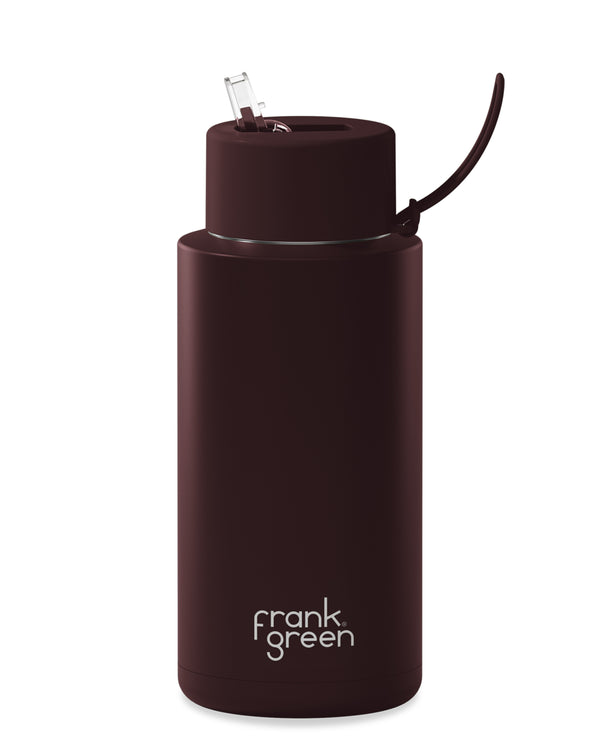 34oz Reusable Bottle Straw Lid