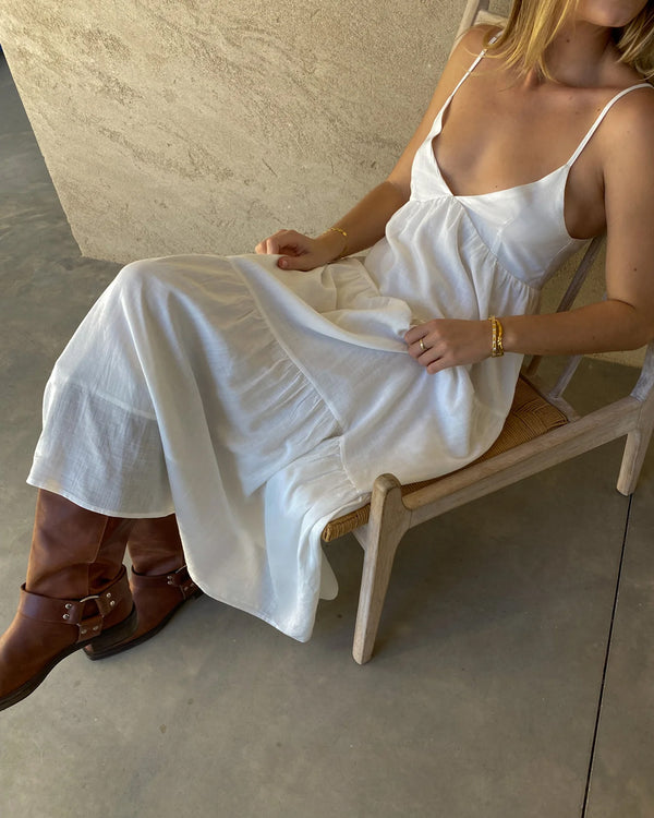 Classic Tiered Midi Dress