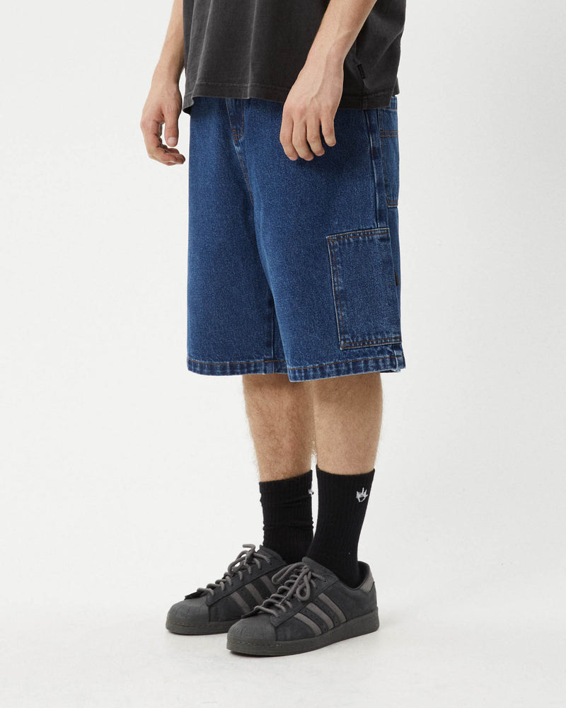 Scorched Harper - Denim Baggy Carpenter Short