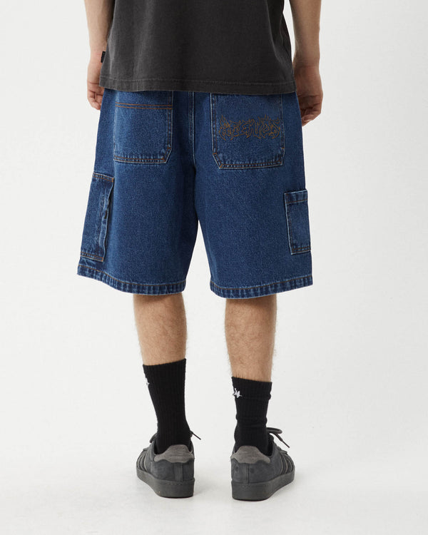 Scorched Harper - Denim Baggy Carpenter Short