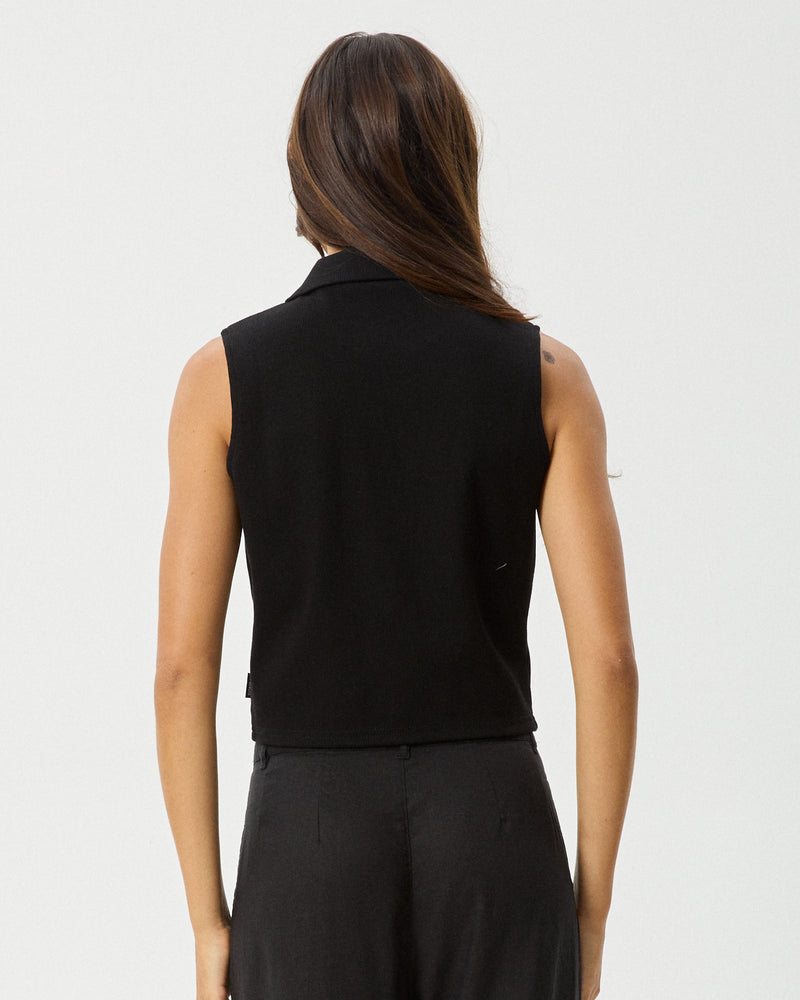 Eliza - Organic Rib Sleeveless Shirt