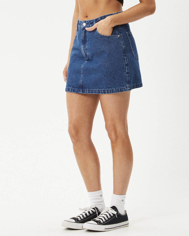 Georgia - Hemp Denim Skirt