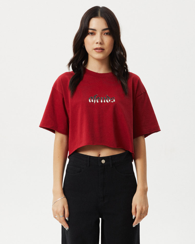 Scorpio Slay - Recycled Slay Cropped Tee