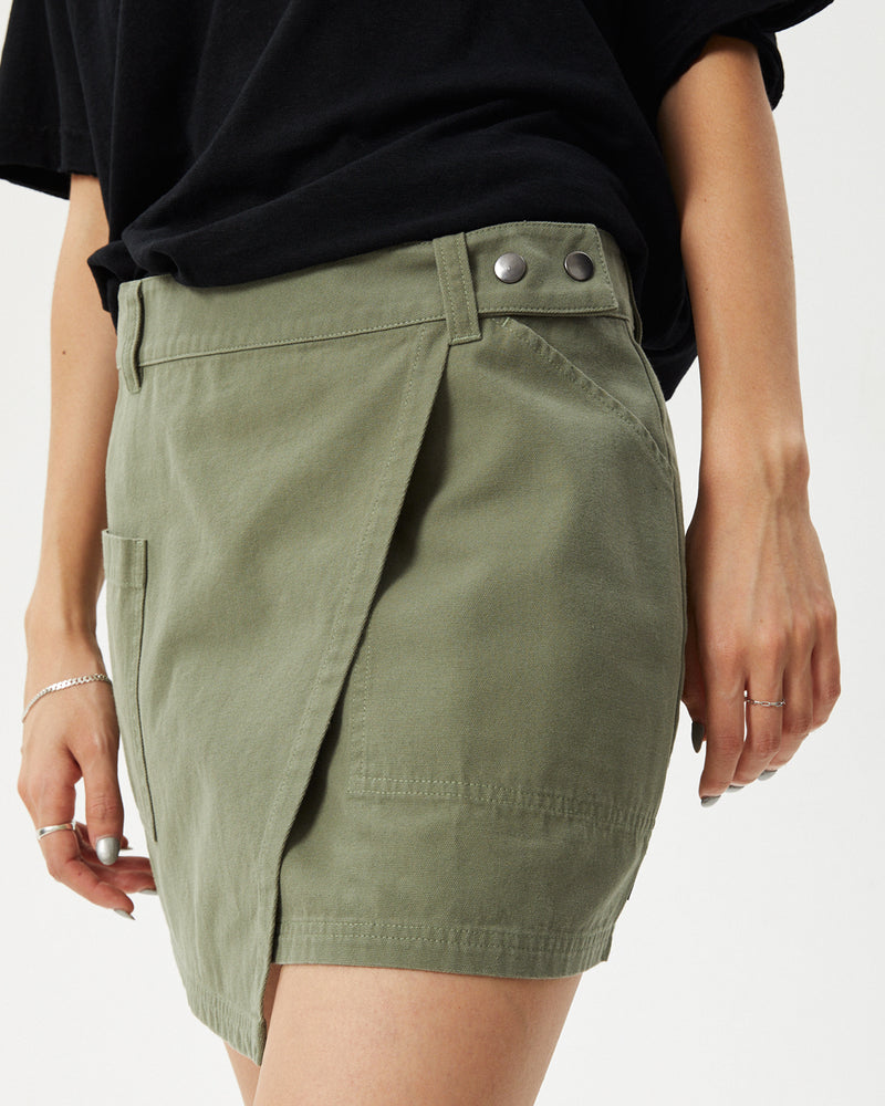 Fraser - Recycled Utility Mini Skirt