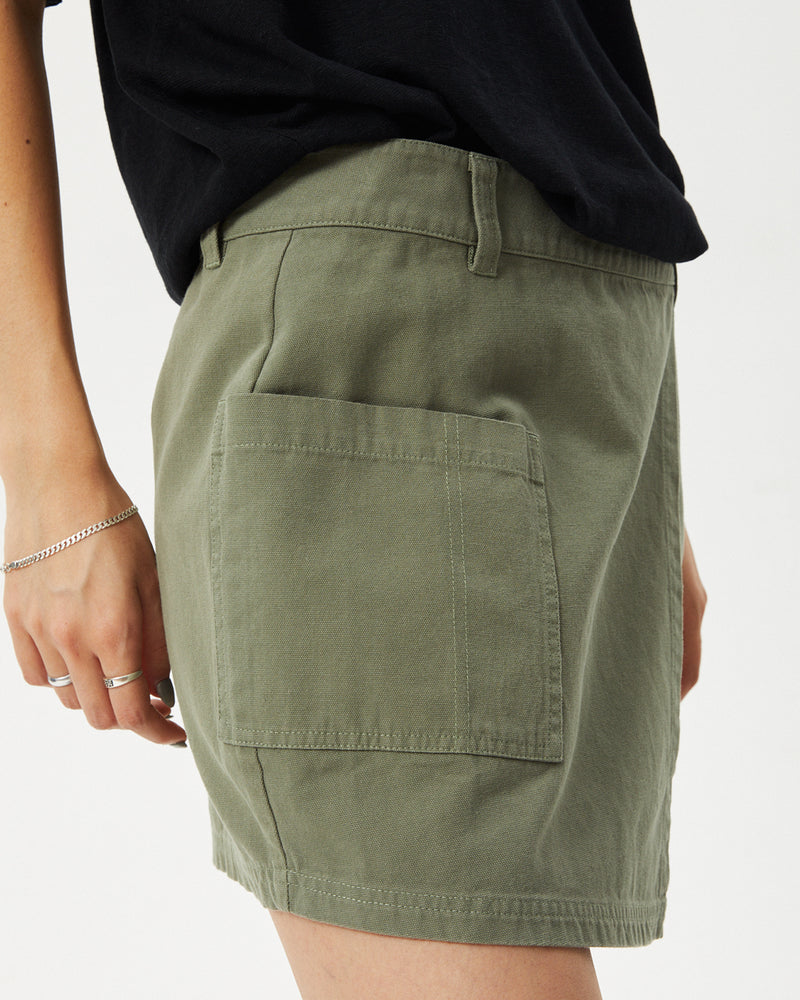 Fraser - Recycled Utility Mini Skirt