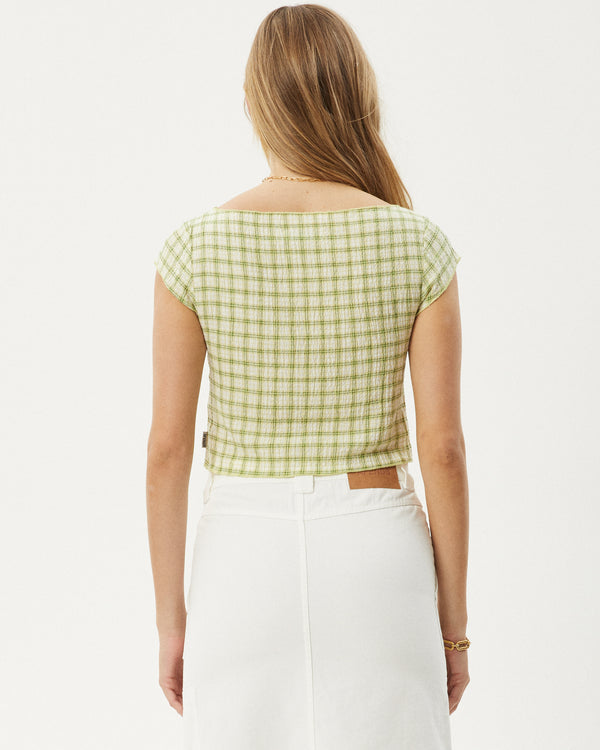 Darcy - Hemp Check Top