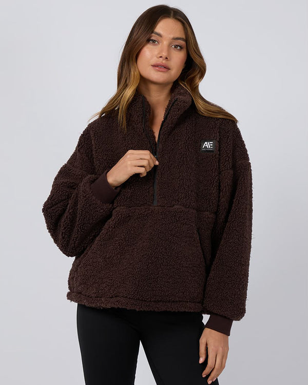 Amara Quarter Zip Teddy Fleece