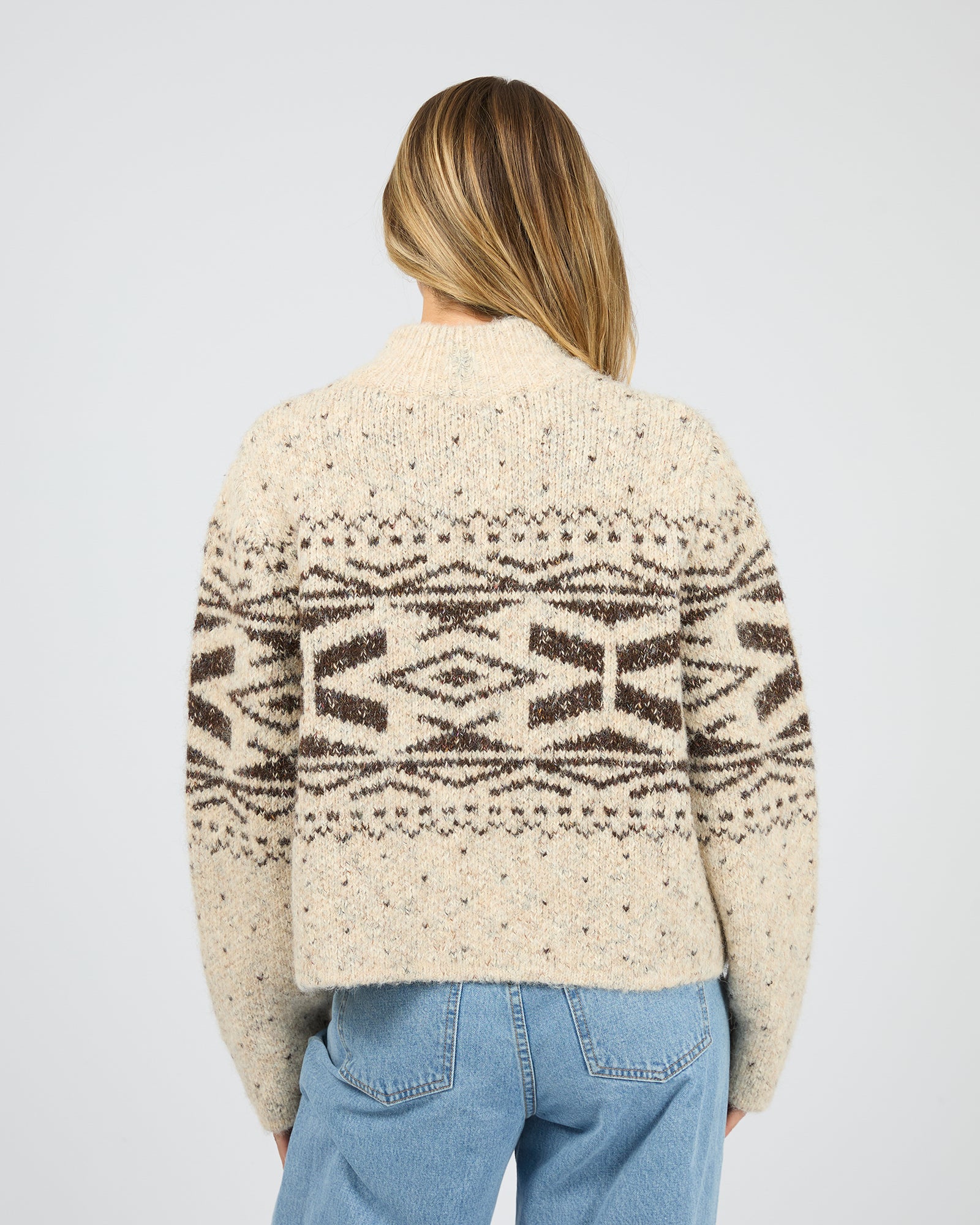 Zoe Knit Zip Thru