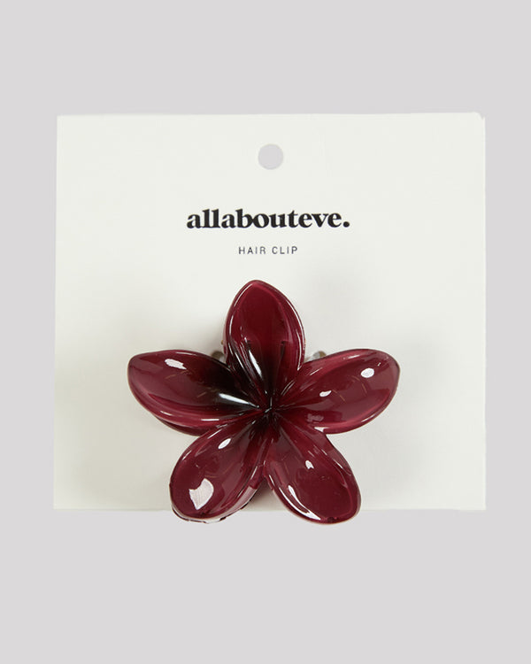 Ruby Hibiscus Clip