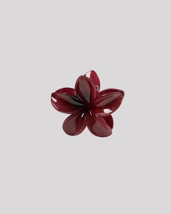 Ruby Hibiscus Clip