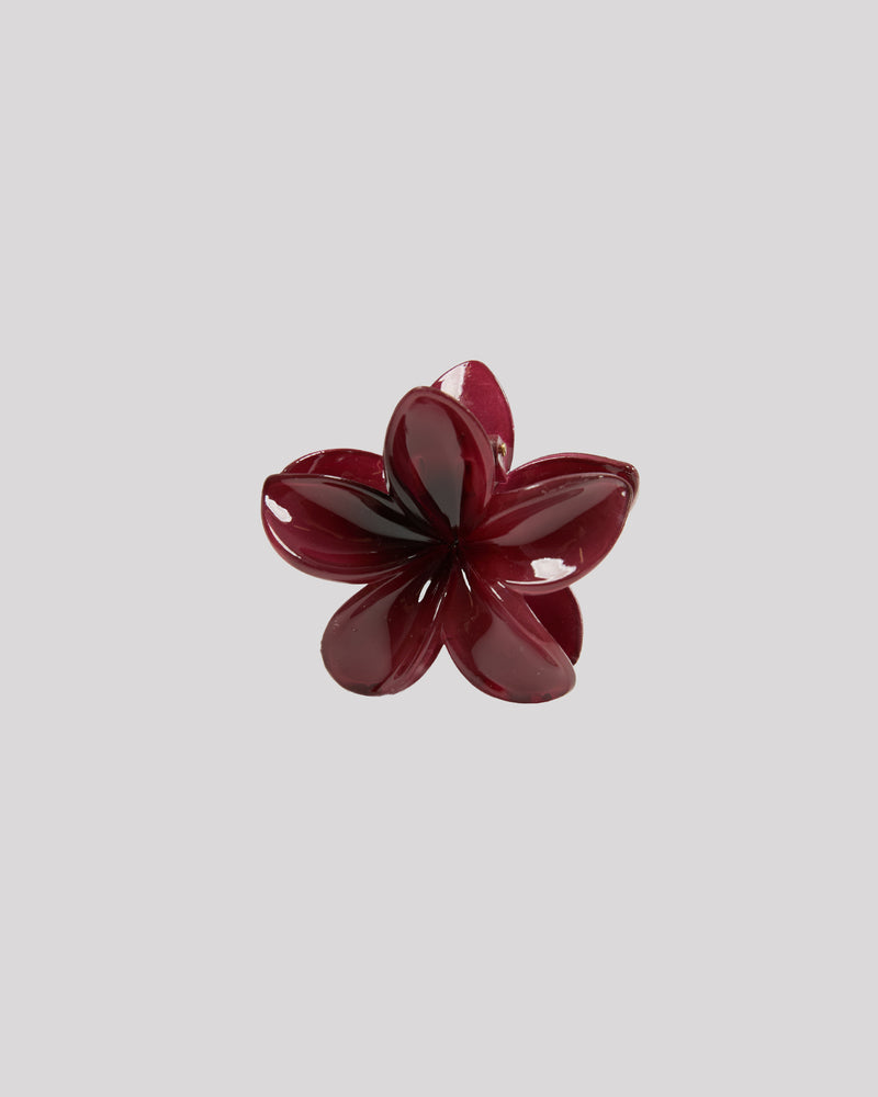 Ruby Hibiscus Clip