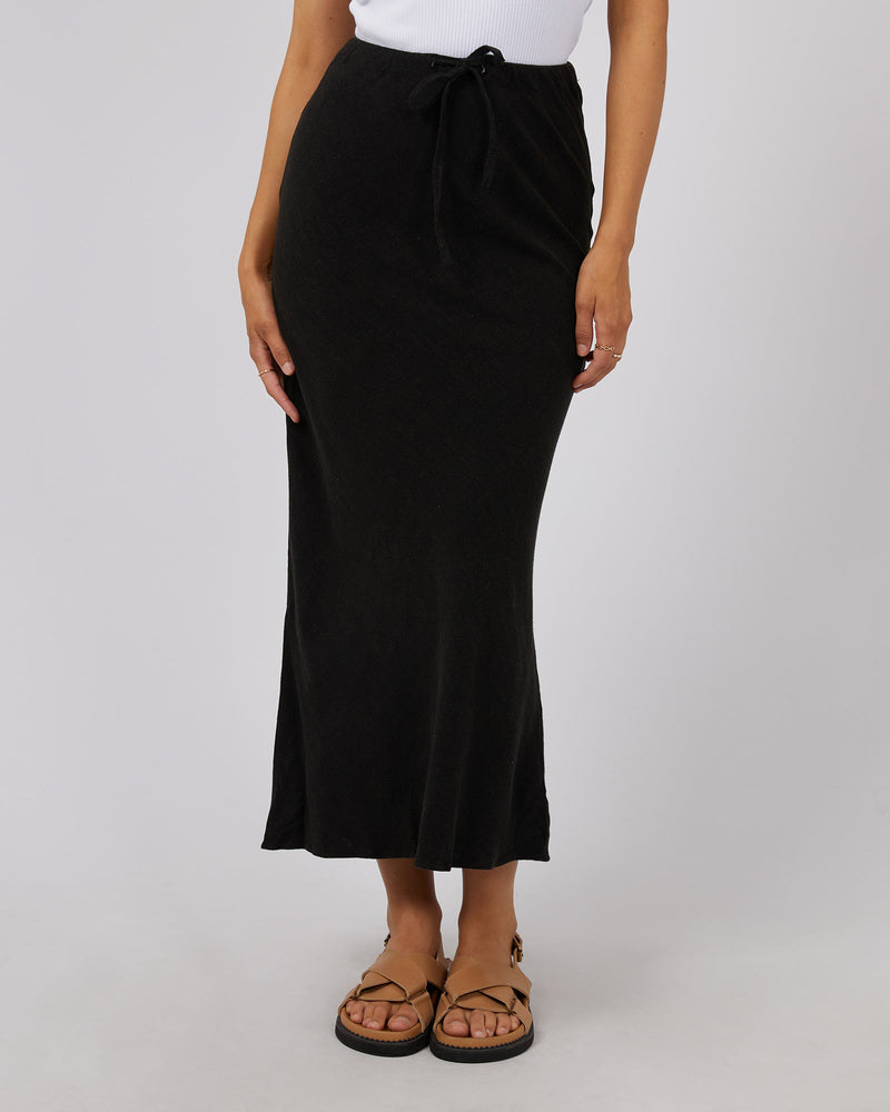 Luxe Linen Maxi Skirt