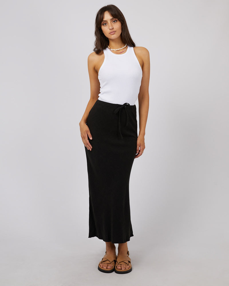 Luxe Linen Maxi Skirt