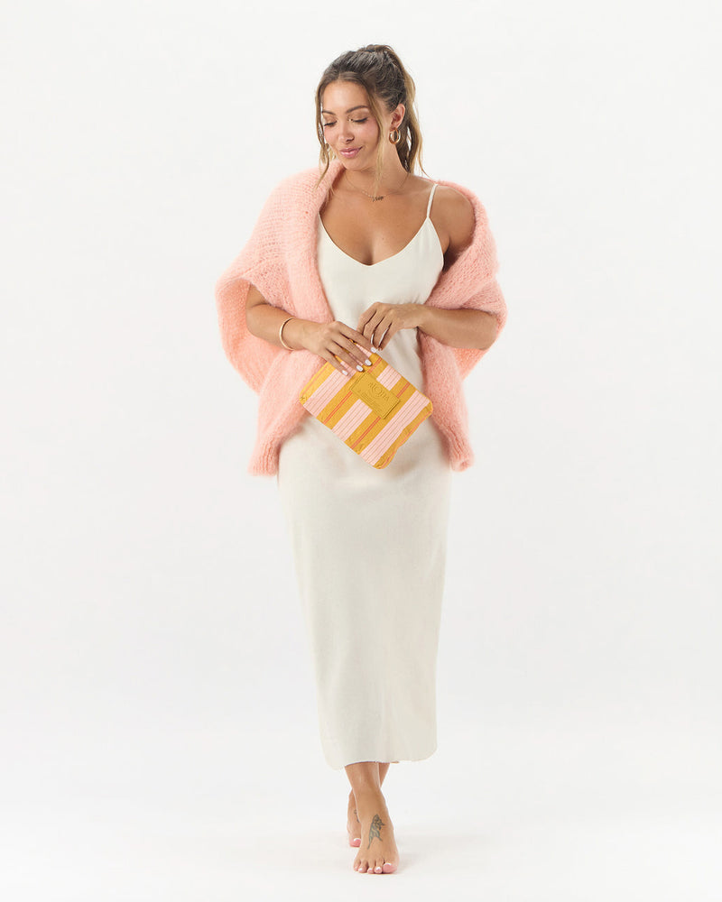 Market Stripe Small Pouch