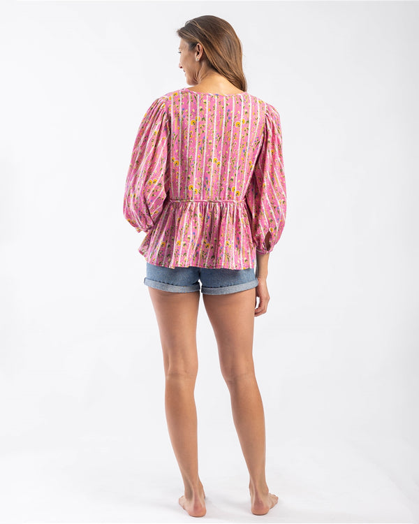 Bianca Long Sleeve Woven Top