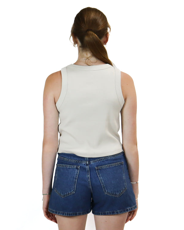 Banksia Organic Rib Crop Tank