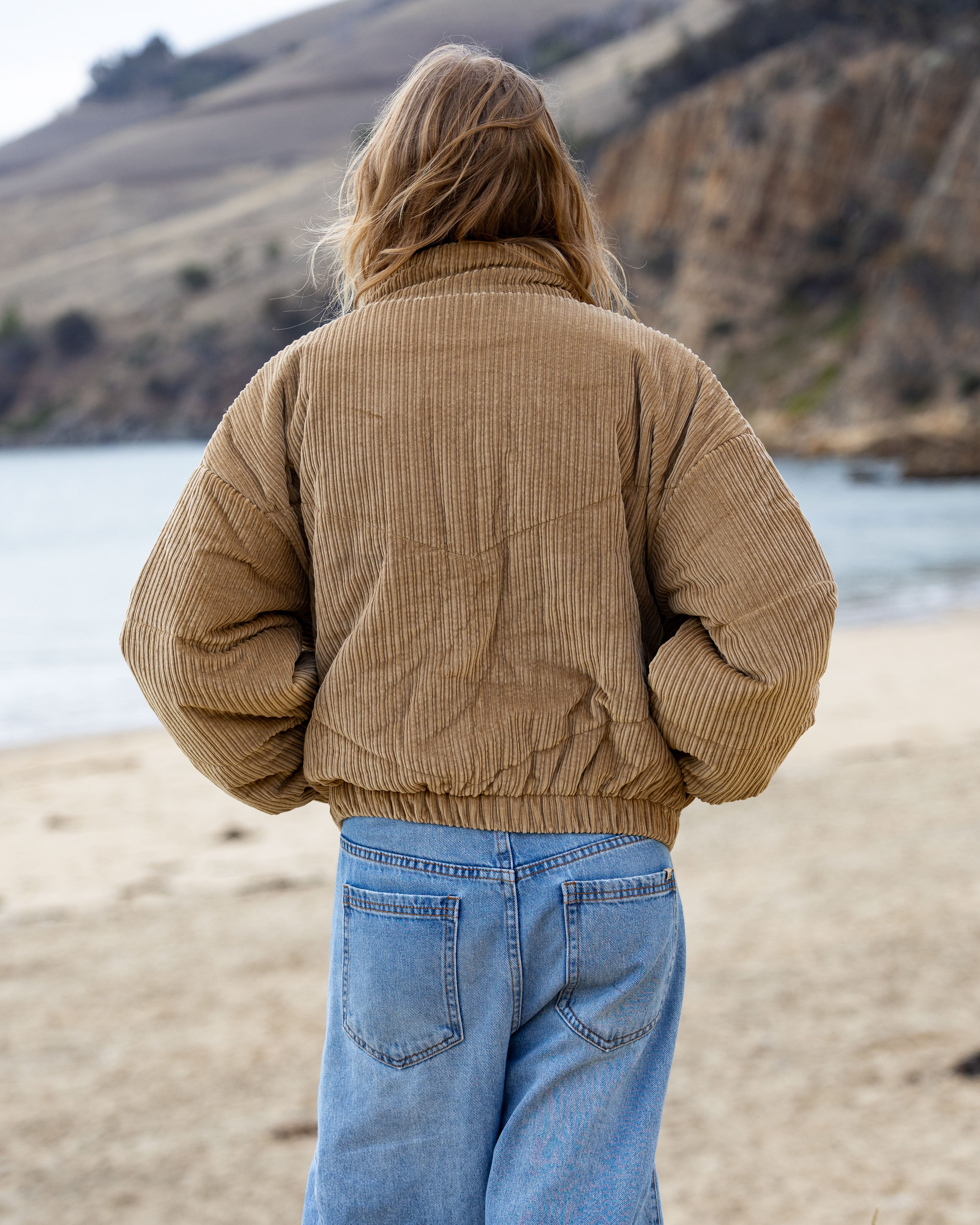 Chill Out Cord Puffa Jacket