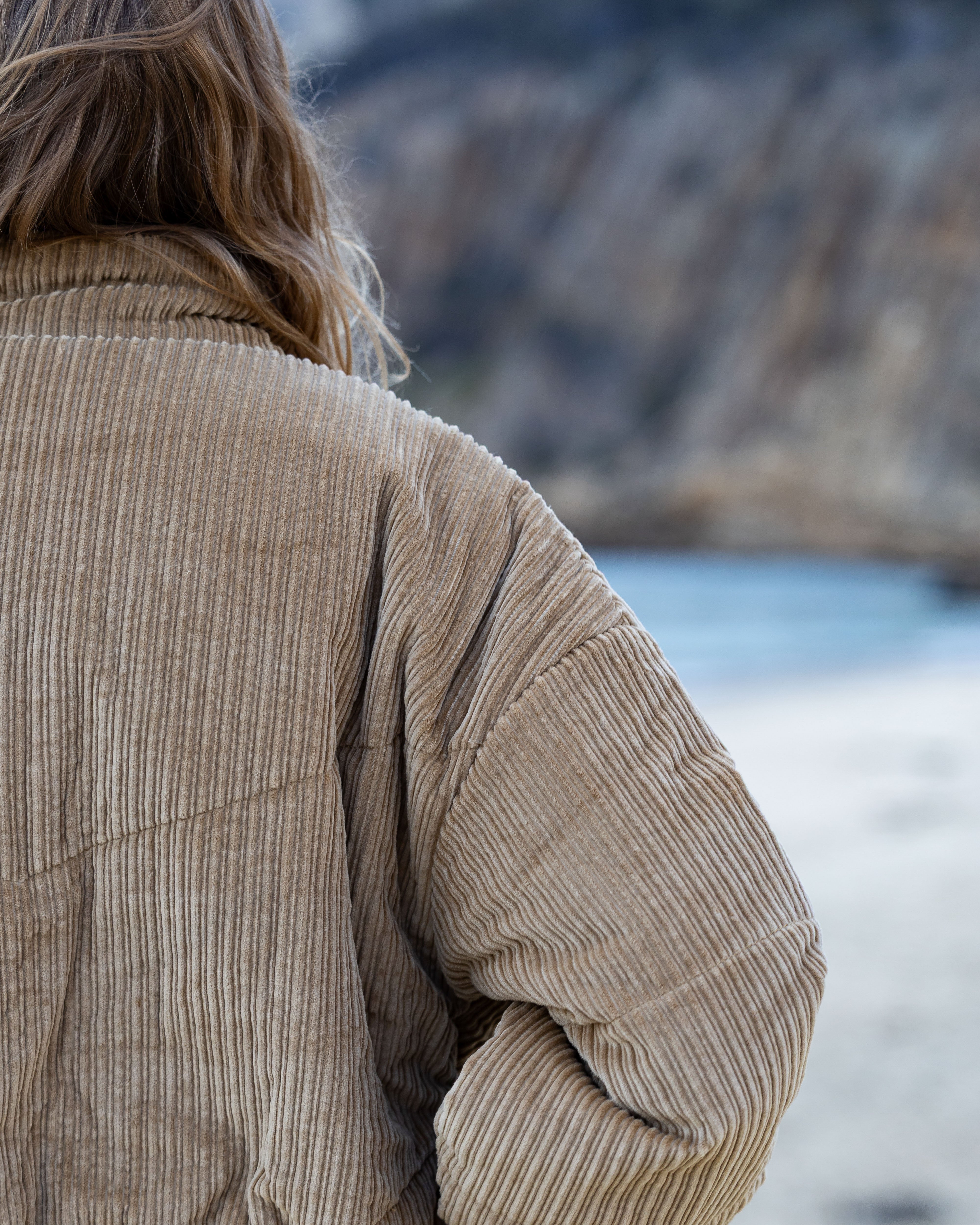 Chill Out Cord Puffa Jacket