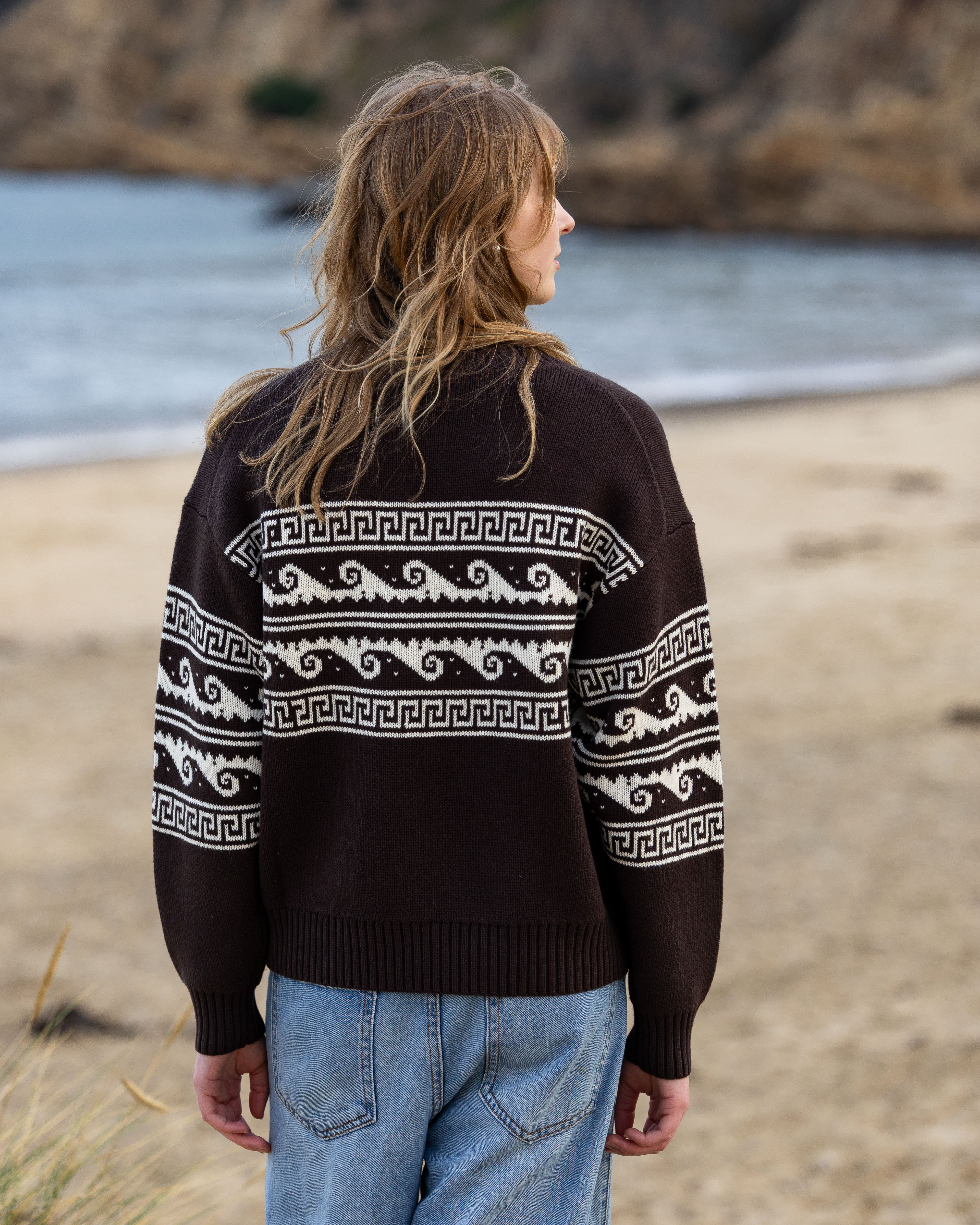 Wave Knit Crew