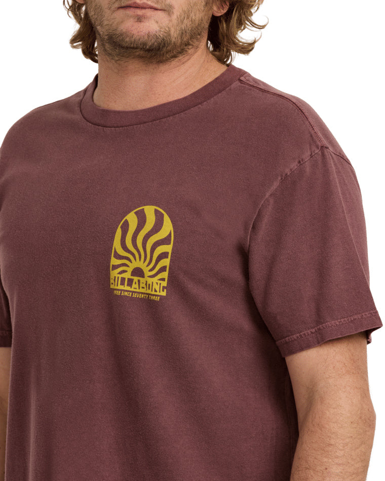 Sun Rays Premium Wave Washed Short Sleeve