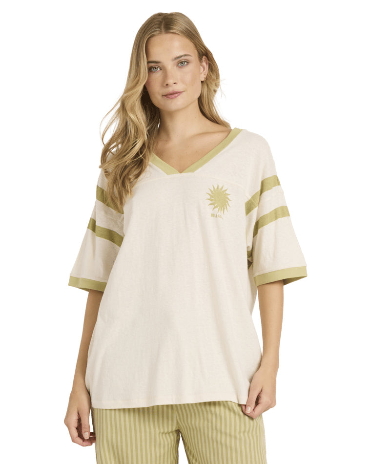 Team Beach Short Sleeve Knit Top