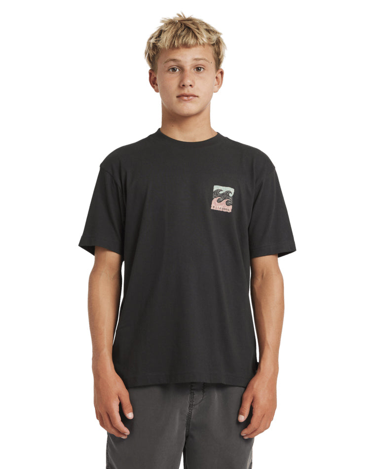 Boys Crayon Wave Short Sleeve Tee