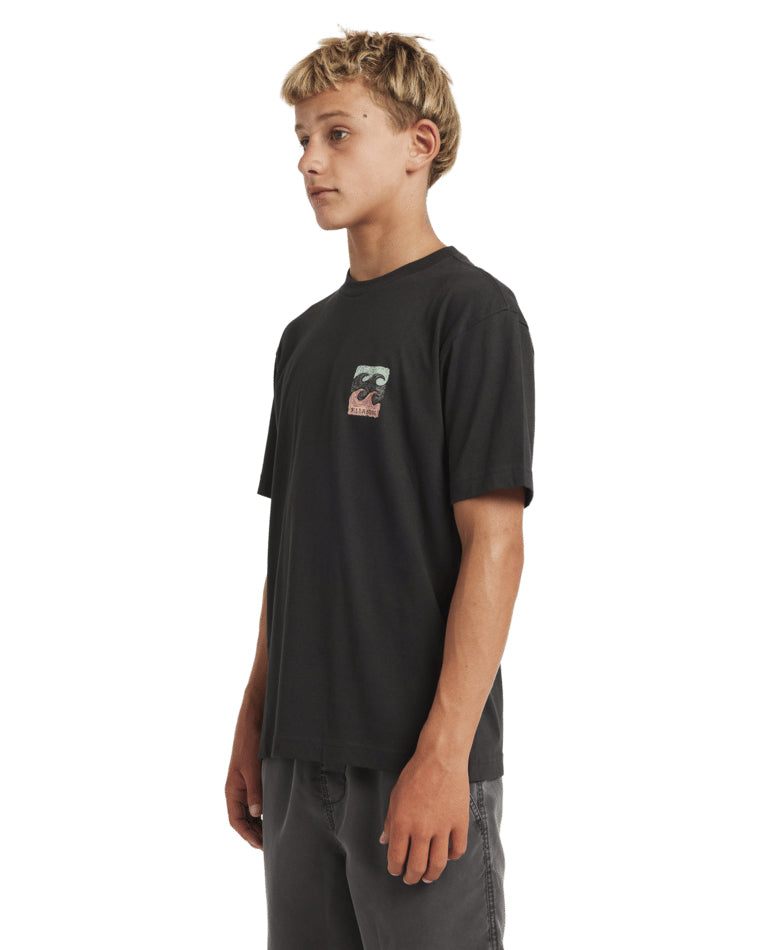 Boys Crayon Wave Short Sleeve Tee