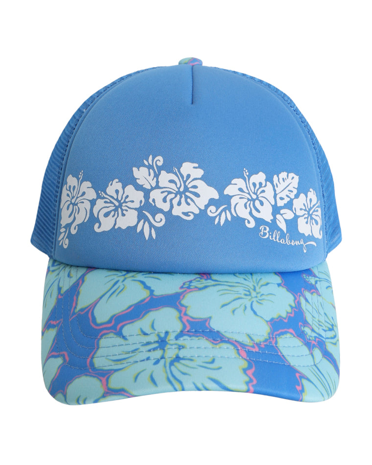 Girls Happy Hibiscus Trucker