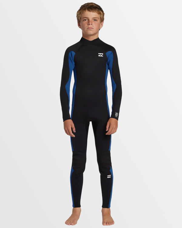 Boys Foil 3/2 Back Zip Flat Locked Full Suit