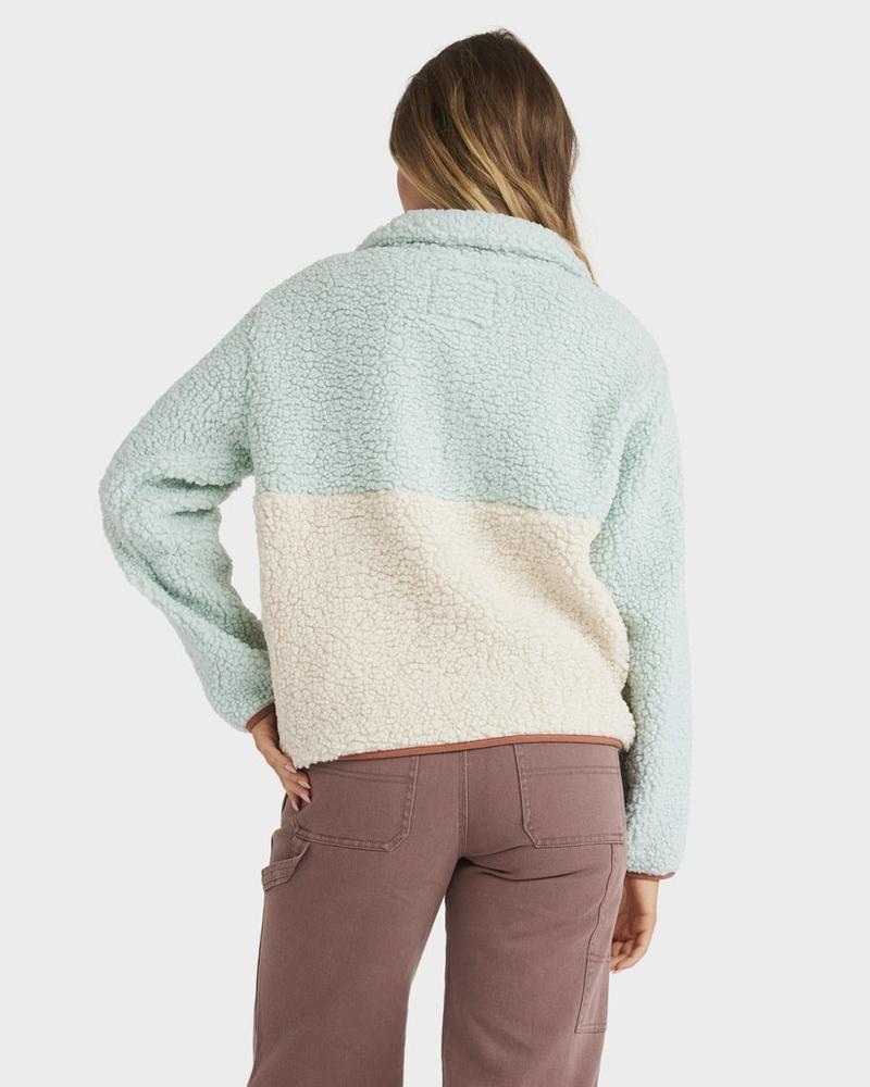 Horizon Mock Neck Colorblock Fleece