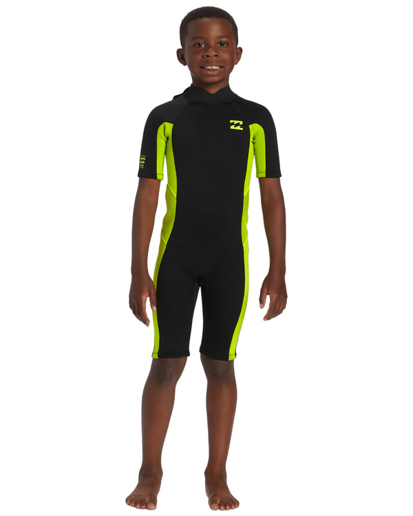 Tots 202 Foil Back Zip Short Sleeve Springsuit