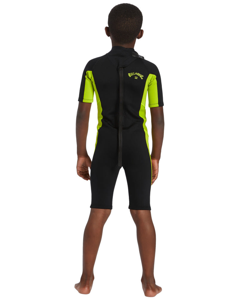 Tots 202 Foil Back Zip Short Sleeve Springsuit