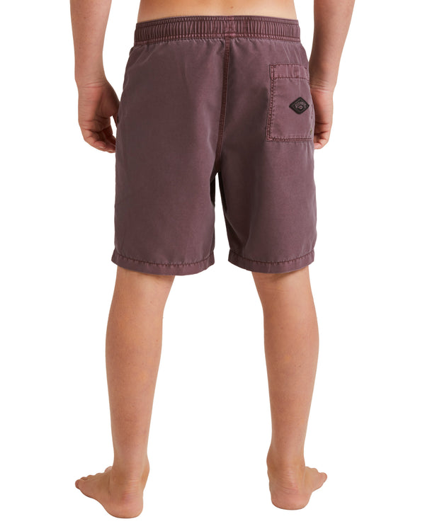 Boys All Day Overdye Layback Boardshort