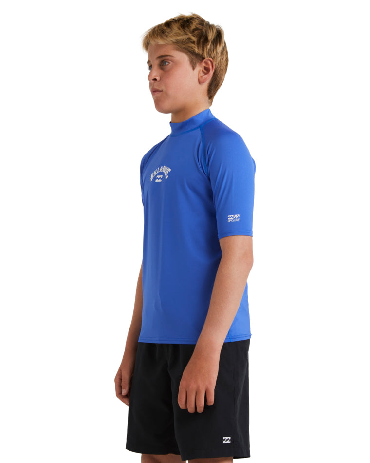 Boys All Day Arch Rf Short Sleeve Rash Shirt