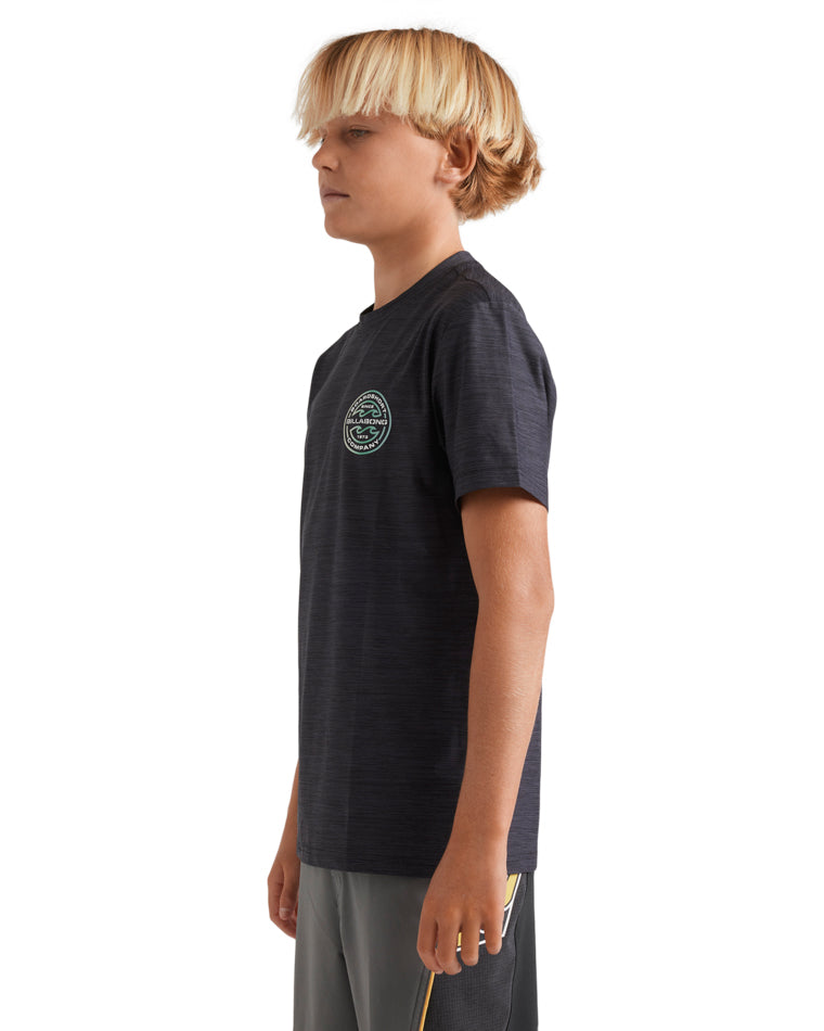 Boys Rotor Shoreline Short Sleeve Rashie