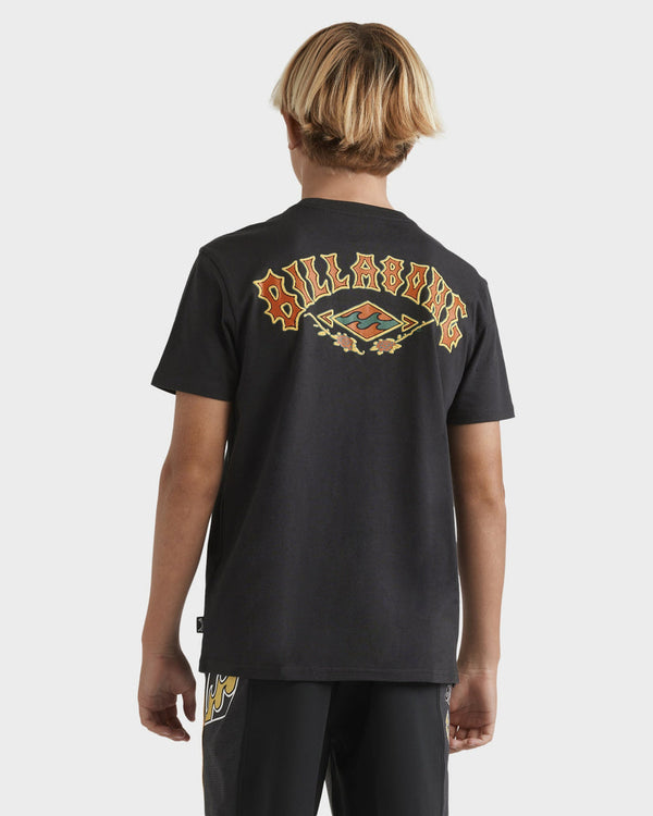 Boys Rose Arch Short Sleeve Tee