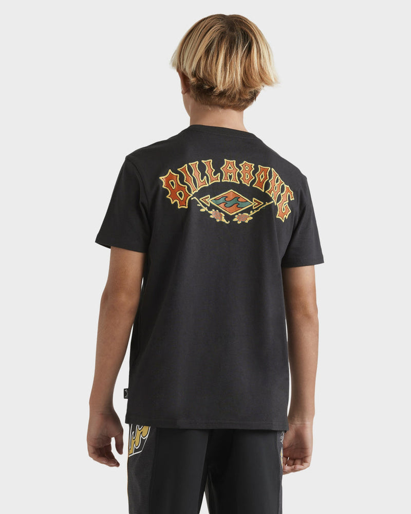 Boys Rose Arch Short Sleeve Tee