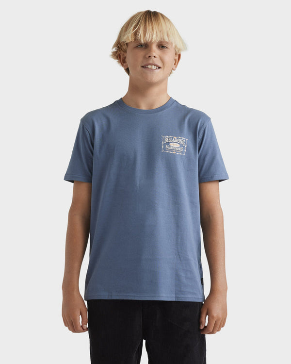 Boys Double Spread Short Sleeve Tee