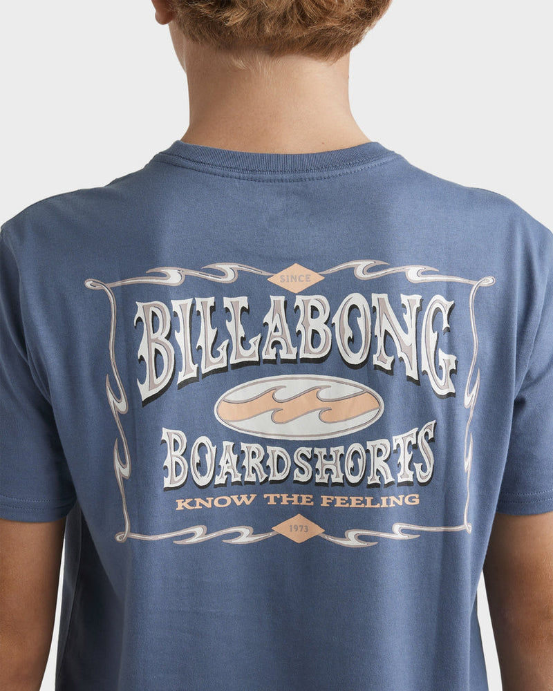 Boys Double Spread Short Sleeve Tee