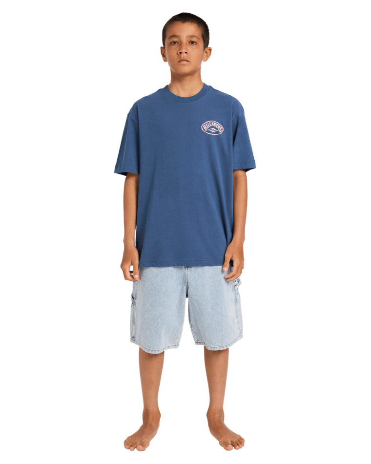 Boys Arch Biscus Short Sleeve Tee