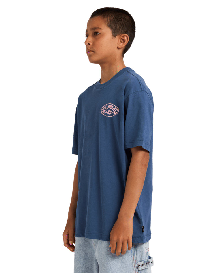 Boys Arch Biscus Short Sleeve Tee