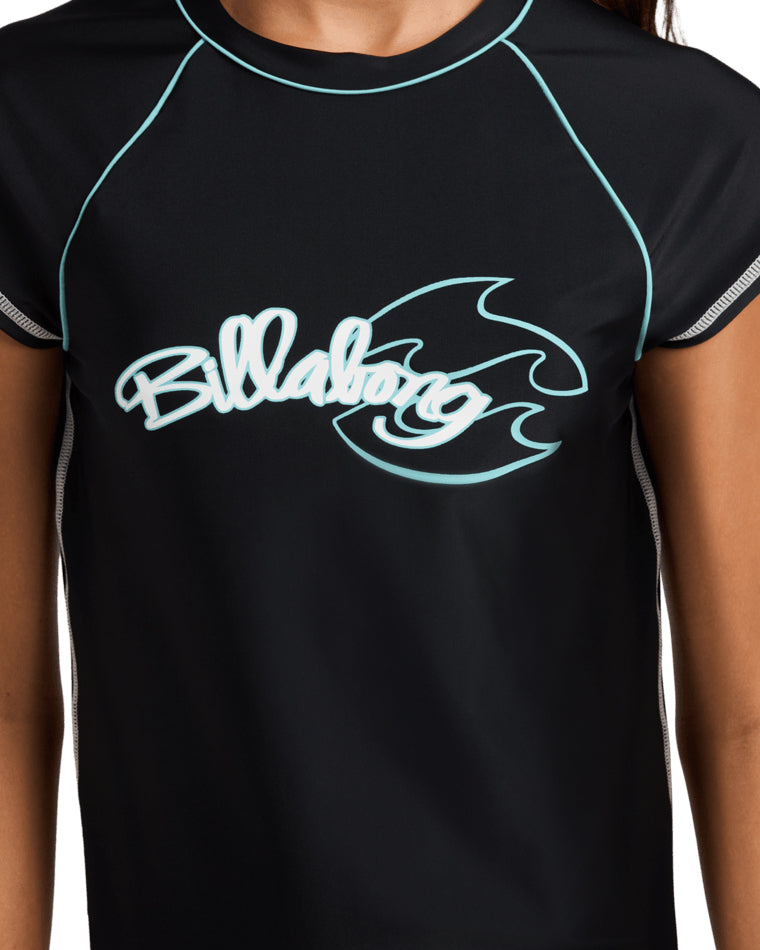 Girls Saltwater Soul Short Sleeve Rashguard