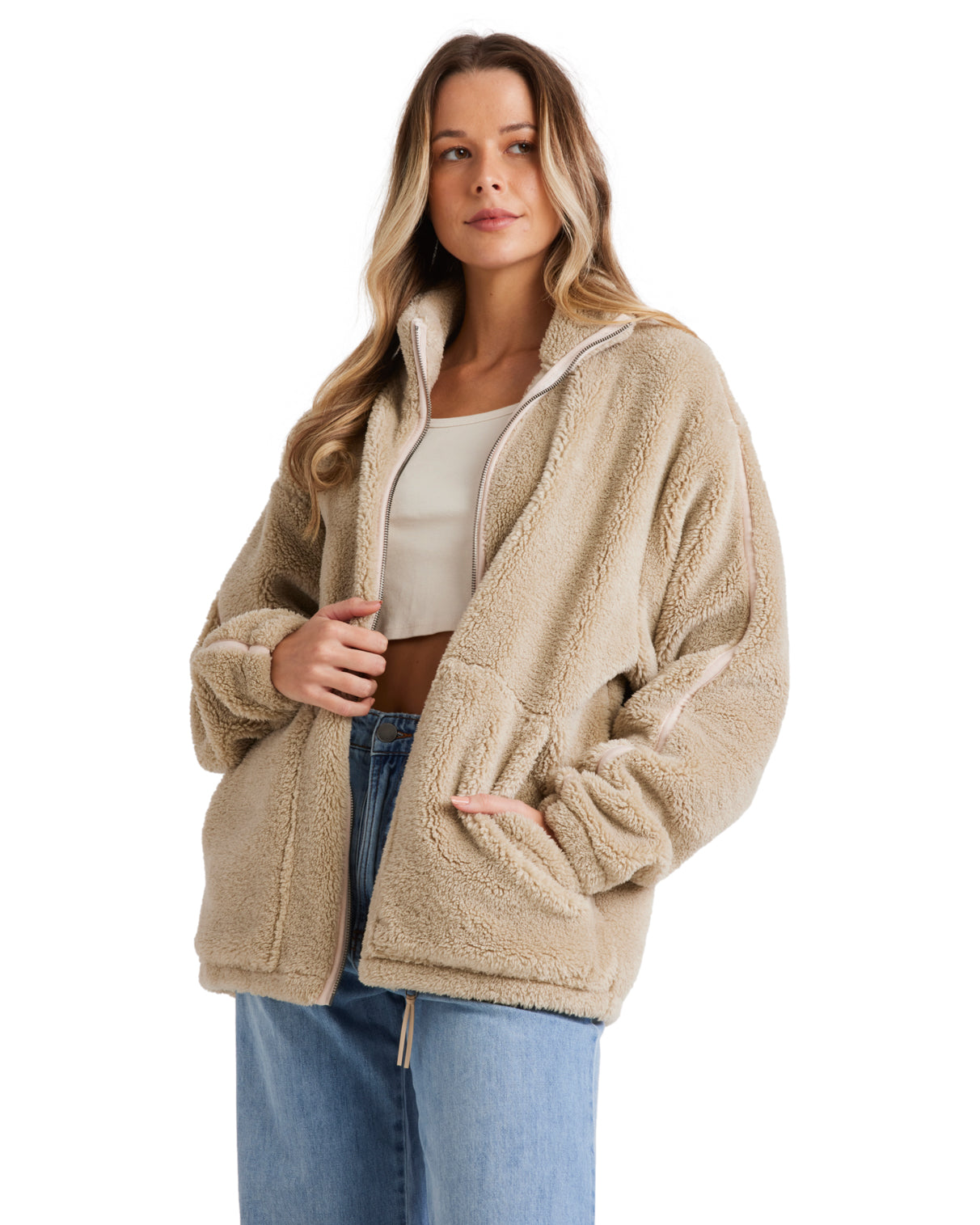 Sweet Ride Zip Up Fleece Jacket