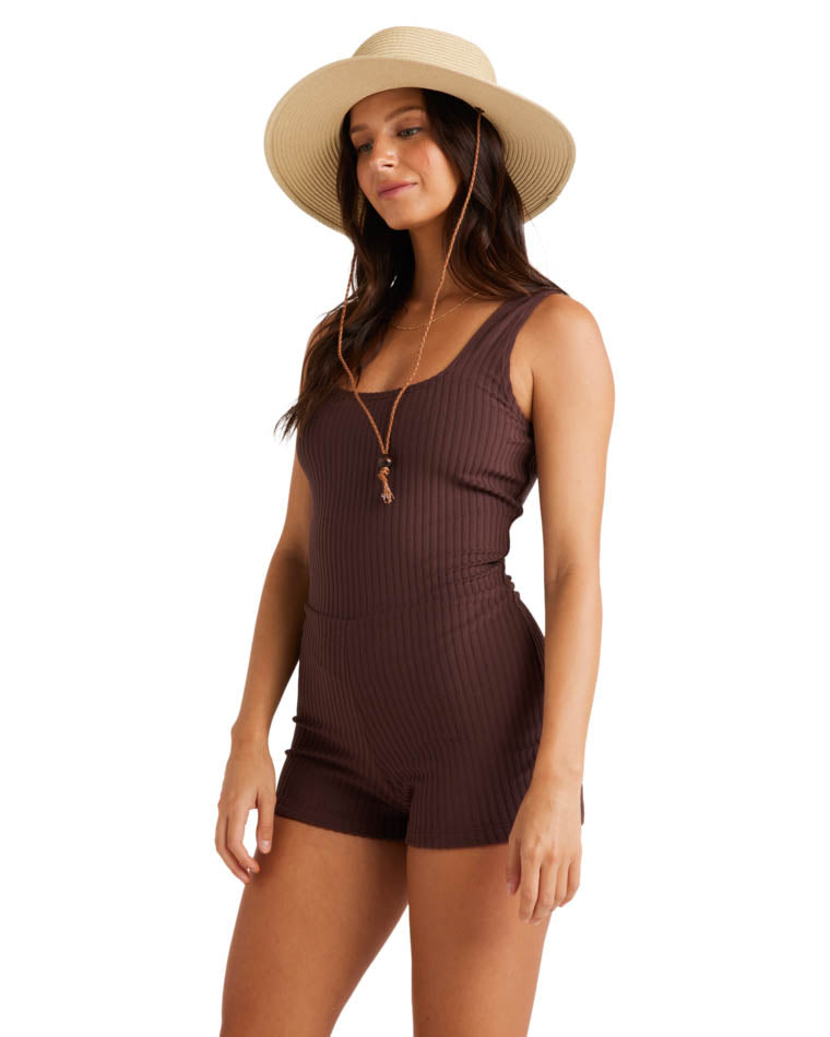 Terry Rib Retro Surf Bodysuit