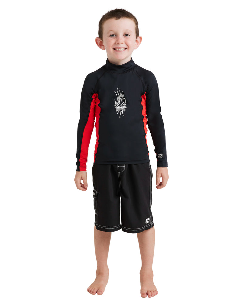 Tots Jimmy Contrast Pf Long Sleeve Rash Shirt