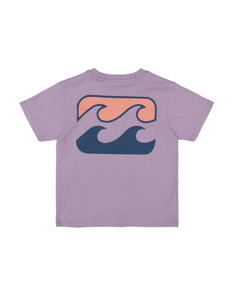 Groms Crayon Wave Short Sleeve Tee
