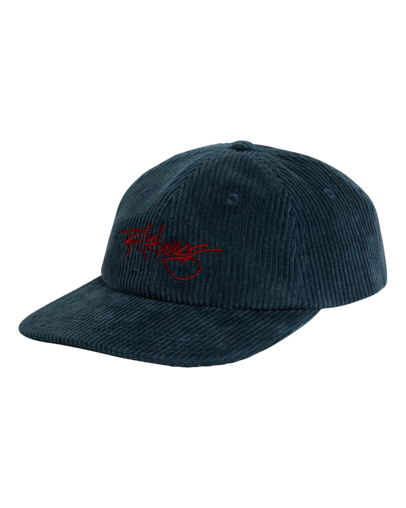 Script Cord Snapback Cap