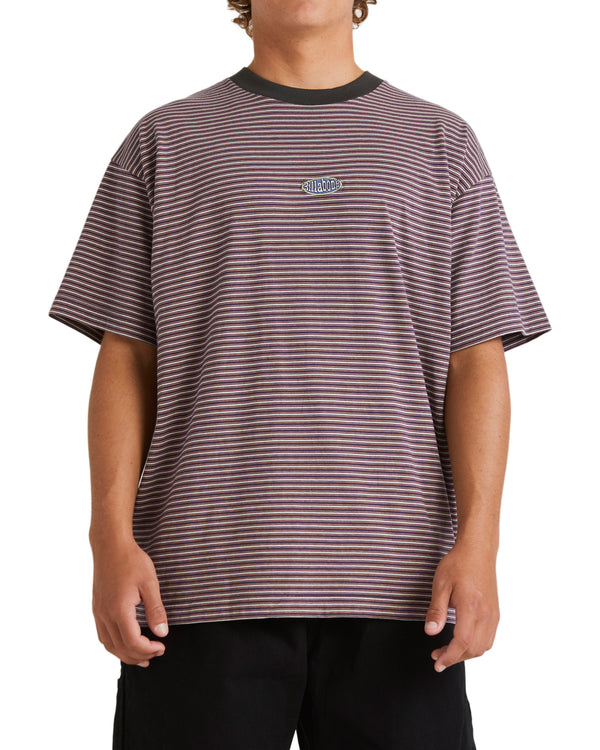 Absense Stripe Short Sleeve Tee